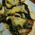 ちきぞう's cooksnap of when they made 海苔の佃煮とたらこのピザ.