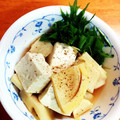 a_ya_mi's cooksnap of when they made しゃきしゃき水菜と豆腐・筍のさっと煮.
