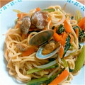 まい　ぼん's cooksnap of when they made 上海風アサリ焼そば.