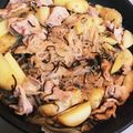 ゆきちこ☆'s cooksnap of when they made 塩昆布で簡単♬しらたき＆豚肉じゃが炒め♬.