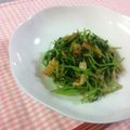 ももらぶ♡'s cooksnap of when they made ご飯が進む！カリカリ油揚げと豆苗の油炒め.
