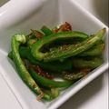 くみちょ～～'s cooksnap of when they made お弁当に☆レンジで簡単ピーマンの梅おかか.