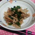 ♡こっこ♡'s cooksnap of when they made 疲労回復に＊豚こまとニラの炒め物＊.