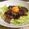 一口コンロでシゲオ's cooksnap of when they made キャベツたっぷり！牛肉の甘辛焼き♪.