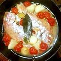 きなこまんま's cooksnap of when they made 豪快！まるごとれんこ鯛のアクアパッツァ.