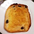 mianmian's cooksnap of when they made レーズン食パン MKホームベーカリー.