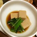 ゆうちょ〒's cooksnap of when they made 菜の花とやわらか～い高野豆腐で春煮～♪.