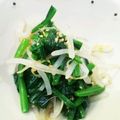 ダビデンコ's cooksnap of when they made すぐ出来る！もやしとほうれん草のナムル.