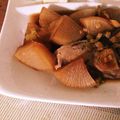 てまつなおみ's cooksnap of when they made フライパンで簡単！我が家のブリ大根.