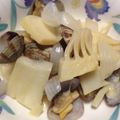 ゆーこ83's cooksnap of when they made 春の旬◆筍と浅蜊の酒蒸しバター醤油味.