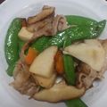 かいたまま's cooksnap of when they made 筍とスナップえんどうの中華炒め.