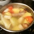 hilo1's cooksnap of when they made 春野菜とロングウインナーのびっくりポトフ.