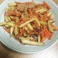 はる☆ぴよ's cooksnap of when they made さつま芋で♪きんぴら風＊お弁当にも.