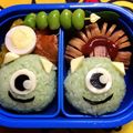 ソラン01's cooksnap of when they made キャラ弁♡モンスターズインク〜マイク.