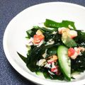 ☆こまっと☆'s cooksnap of when they made 蟹のみ入りで旨味アップ❢胡瓜若芽の酢の物.