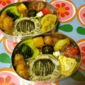 えりぴょんきち's cooksnap of when they made キャラ弁☆わしも＆ひよちゃんおにぎり弁当.