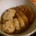 dollyj's cooksnap of when they made 鶏肉団子と大根の煮物.