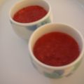ぽこぴ～♪'s cooksnap of when they made 千秋がTVで紹介した♪苺プリン♥.