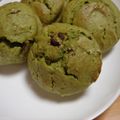 モッチペコリーノ's cooksnap of when they made しっとり♪　豆腐マフィン　～抹茶味～.
