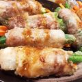 konsonx's cooksnap of when they made 簡単♪インゲンとニンジンクルクル巻き♡.