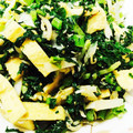 sa-ra's cooksnap of when they made 大根菜と上乾ちりめんの油揚炒め＾＾.