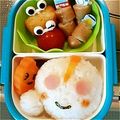 yuka1982's cooksnap of when they made ウルトラマン キャラ弁2.