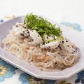 男子スリム部's cooksnap of when they made しらたきの梅和えゆかりささみ乗せ.