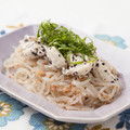 男子スリム部's cooksnap of when they made しらたきの梅和えゆかりささみ乗せ.