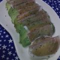 yuta1020's cooksnap of when they made レモンペッパーで♡生ハムのアボカド巻き.
