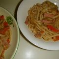 もりのりころ's cooksnap of when they made お肉と野菜たっぷり♪焼きうどん.