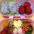 クック1KN1WP☆'s cooksnap of when they made ハート型の❤卵焼き.