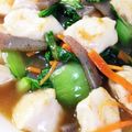 mipoyo's cooksnap of when they made 青梗菜・むね肉・こんにゃく♪和風うま煮.