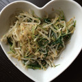 ちゃろみん's cooksnap of when they made もやしと水菜のごま油和え.