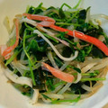 しまちゃんパパ's cooksnap of when they made 豆苗で簡単副菜　もやしと豆苗のナムル.