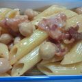 ビブミシュ's cooksnap of when they made ひよこ豆のペンネカルボナーラ.