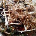 けんしんまる's cooksnap of when they made ニラもやしのお好み焼き風♪.