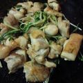 明日歩's cooksnap of when they made 鶏肉と水菜のサッと炒め.