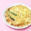 ＊にょにょん＊'s cooksnap of when they made ふわもちヘルシーチヂミ.