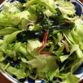 ゆぅまぁ922's cooksnap of when they made 【彼ごはん】ササっと！レタスのごま油和え.