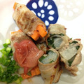 yukapaan's cooksnap of when they made さっぱり長芋の豚肉シソ巻き★梅乗せ♪改訂.