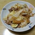 書セラピスト流香's cooksnap of when they made 豚肉と白菜のニンニク炒め.