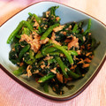 はちはちこ８'s cooksnap of when they made ほうれん草とツナの和え物.