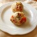 ブランディ's cooksnap of when they made ✿ミニトマトとチーズの焼きおにぎり✿.
