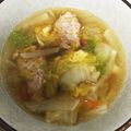 クックWGE7JK☆'s cooksnap of when they made ヘルシー！鶏団子と白菜・大根のｽｰﾌﾟ♡.