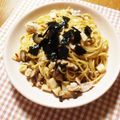 peanut32m's cooksnap of when they made 豚肉とタケノコの和風スパゲッティ.