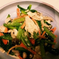 すもも♪♪'s cooksnap of when they made 栄養満点♡小松菜とささみの胡麻和え.