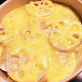 もぐRUN's cooksnap of when they made 餃子の皮で簡単♪蓮根のカレーラザニア.