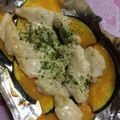 ★ほのどんママ★'s cooksnap of when they made ササミとカボチャのマヨネーズグリル.