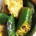 しいなん♪'s cooksnap of when they made 鶏肉とオクラのカレー粉炒め.