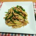 にゃにゃ☆☆☆'s cooksnap of when they made 惣菜屋さん風＊青椒肉絲.